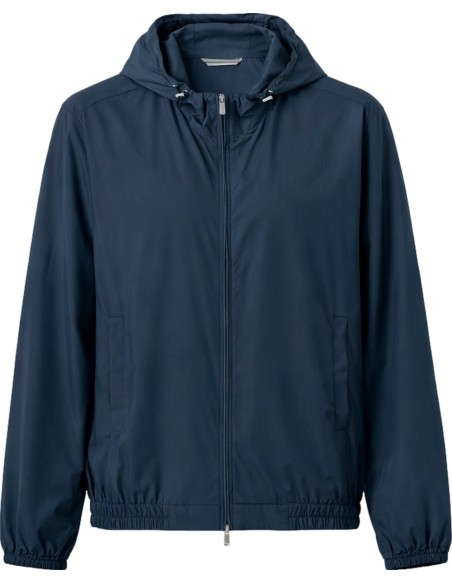FEDELI Zoom Airstop Hooded Jacket Azul | Almirante Seis tienda oficial
