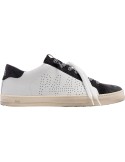 P448 Zapatilla John antracita blanco