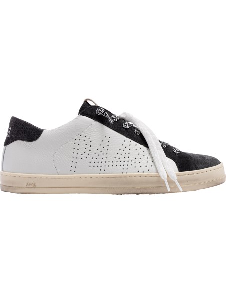 zapatilla P448 ANTRACITA BLANCO
