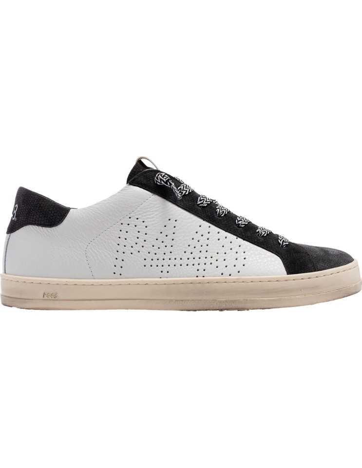 zapatilla P448 ANTRACITA BLANCO