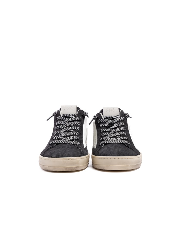 zapatilla P448 ANTRACITA BLANCO