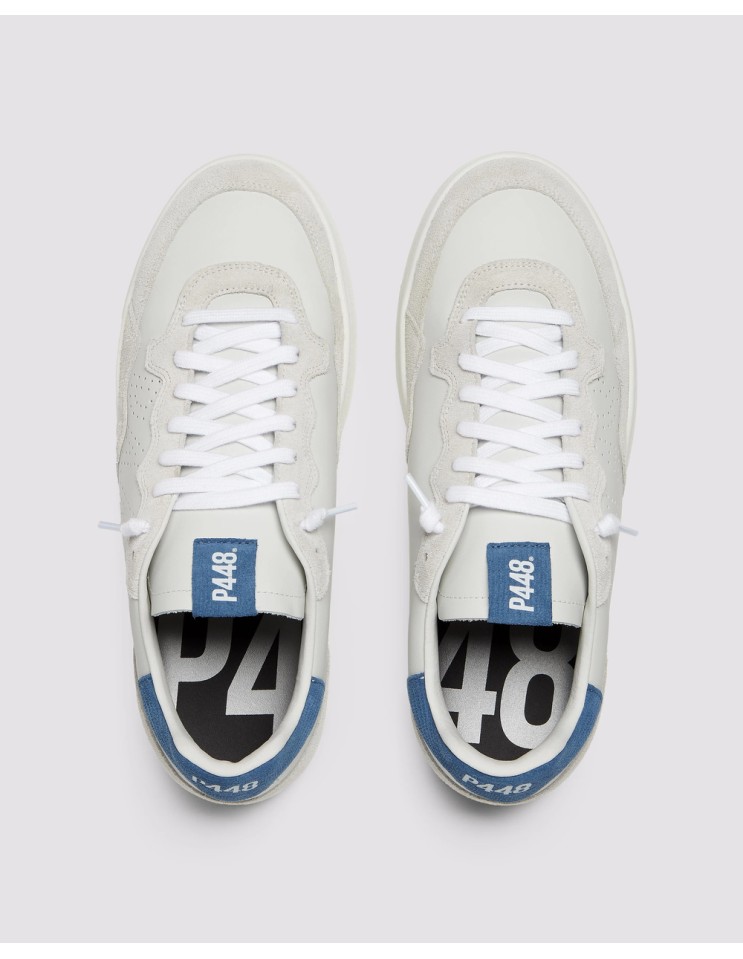P448 zapatilla Vert blanco y azul