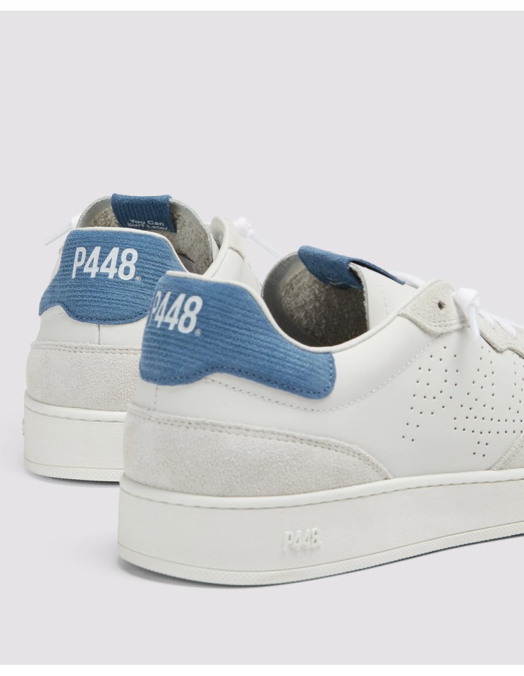 P448 zapatilla Vert blanco y azul
