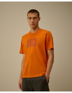 C.P. Company Camiseta naranja 30/1 Jersey Logo Label | Ego Madrid 2