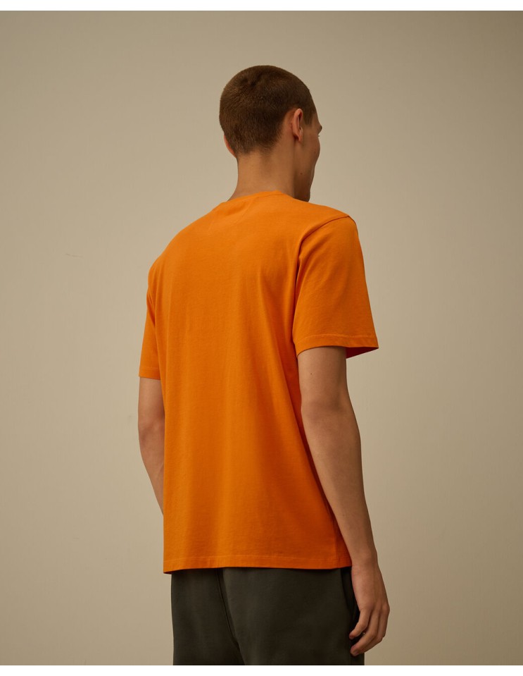C.P. Company Camiseta naranja 30/1 Jersey Logo Label | Ego Madrid