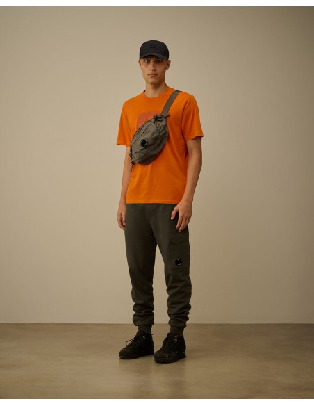 C.P. Company Camiseta naranja 30/1 Jersey Logo Label | Ego Madrid