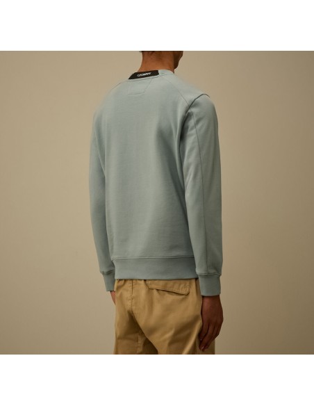 Ego Madrid C.P. Company sudadera diagonal raised cuello redondo silver blue