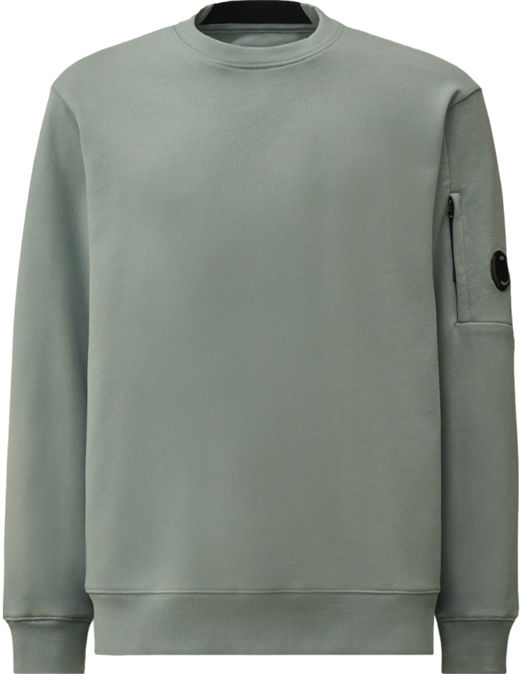 Ego Madrid C.P. Company sudadera diagonal raised cuello redondo silver blue