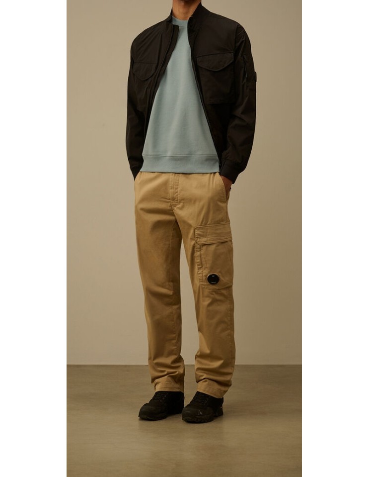Ego Madrid C.P. Company sudadera diagonal raised cuello redondo silver blue