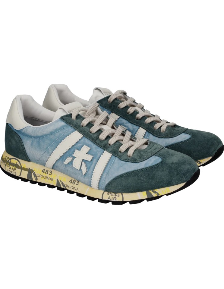 PREMIATA Lucy 8188 azul cielo y verde