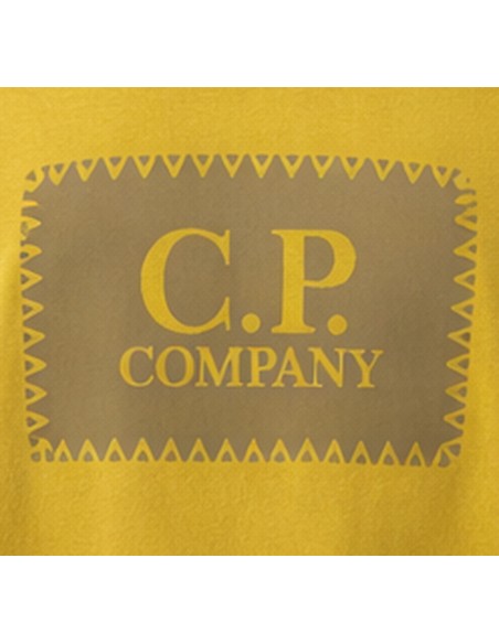 C.P. Company Camiseta amarillo 30/1 Jersey Logo Label