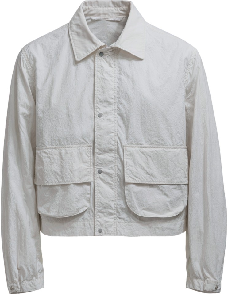 TEN C Deel Jacket gris perla