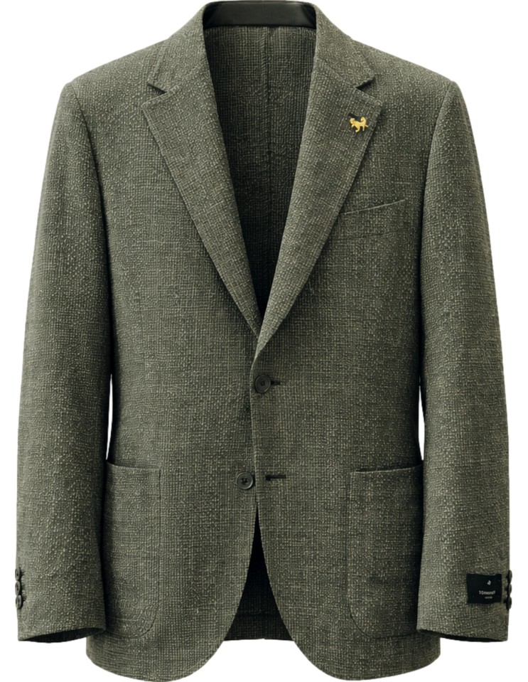 TOMBOLINI Chaqueta Zero Gravity seersuker verde | Almirante 6 Madrid