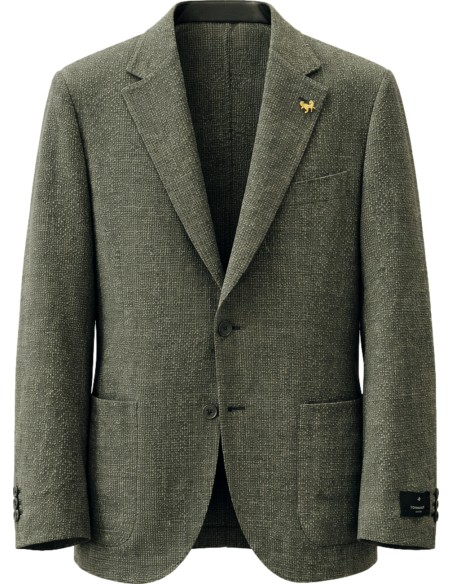 TOMBOLINI Chaqueta Zero Gravity seersuker verde | Almirante 6 Madrid