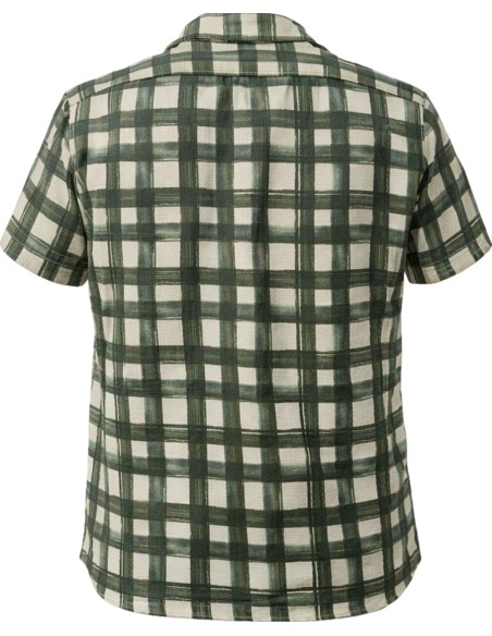 Camisa cuadros manga corta