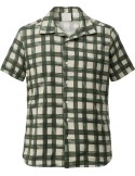 ALTEMFLOWER Camisa bowling cuadros verdes