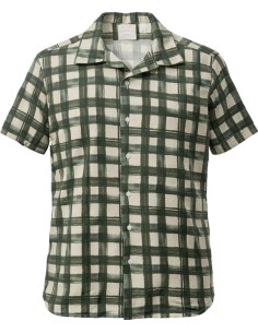 Camisa cuadros manga corta
