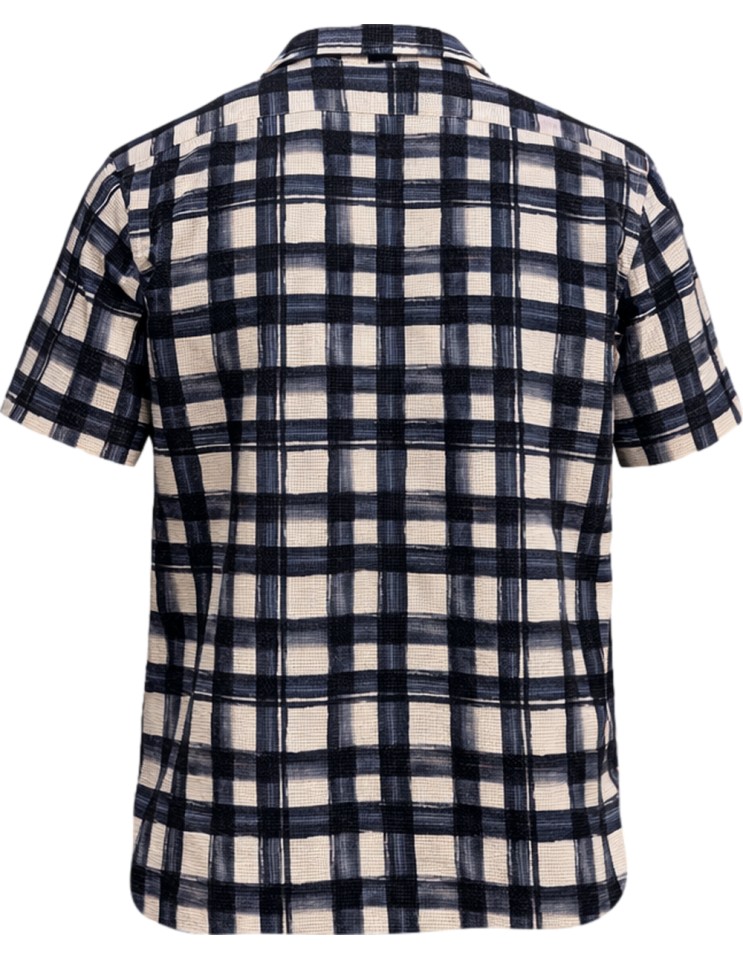 ALTEMFLOWER Camisa bowling cuadros azules