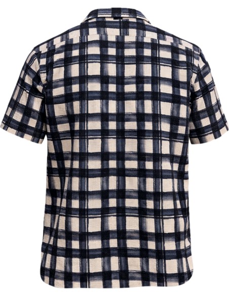 ALTEMFLOWER Camisa bowling cuadros azules