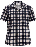 ALTEMFLOWER Camisa bowling cuadros azules
