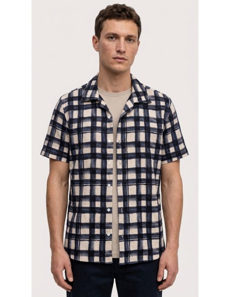 ALTEMFLOWER Camisa bowling cuadros azules | Ego Madrid