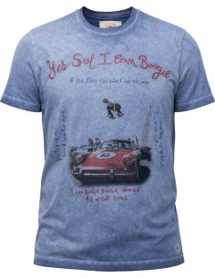 BOB Camiseta azul Boogie manga corta