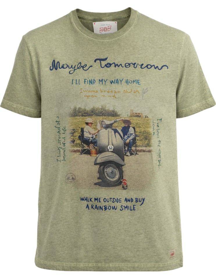 BOB Camiseta Maybe verde selva