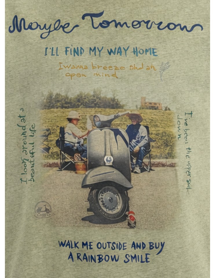 BOB Camiseta Maybe verde selva | Ego Madrid