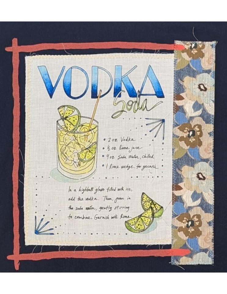 BOB Camiseta Vodka azul marino