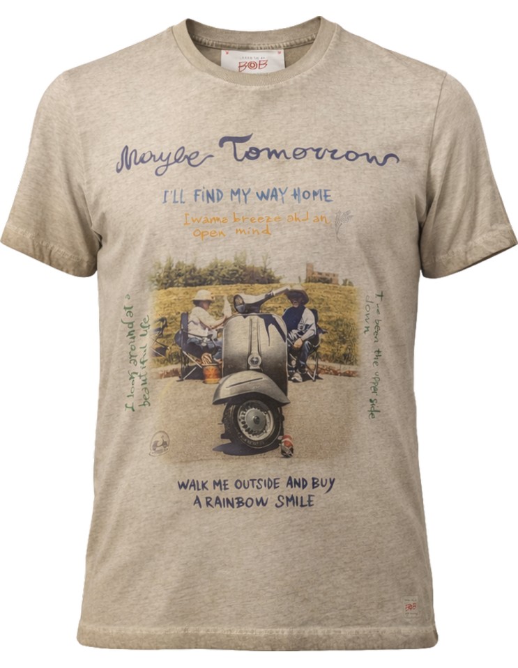 BOB Camiseta Maybe marrón