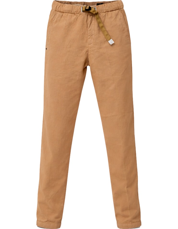 WHITE SAND Pantalón Greg en lino beige garbanzo | Ego Madrid
