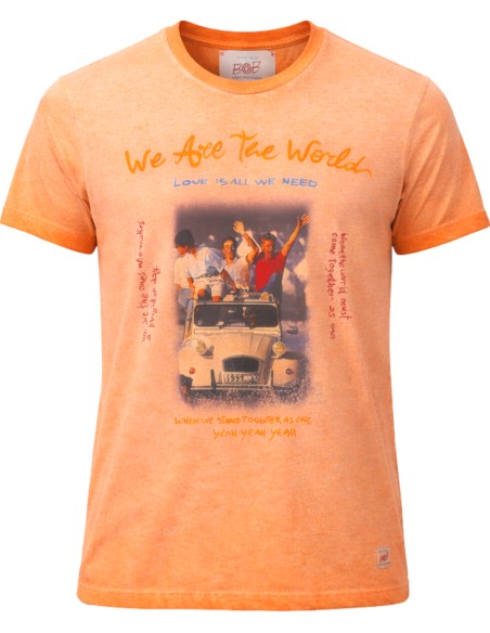 BOB Camiseta naranja 2cv manga corta