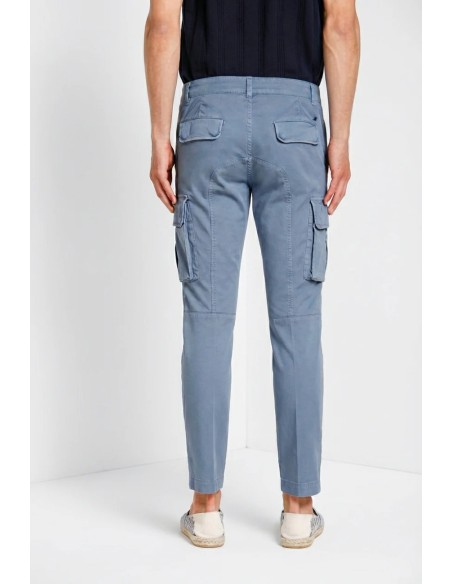 Mason's pantalón Chile raso stretch azul cielo