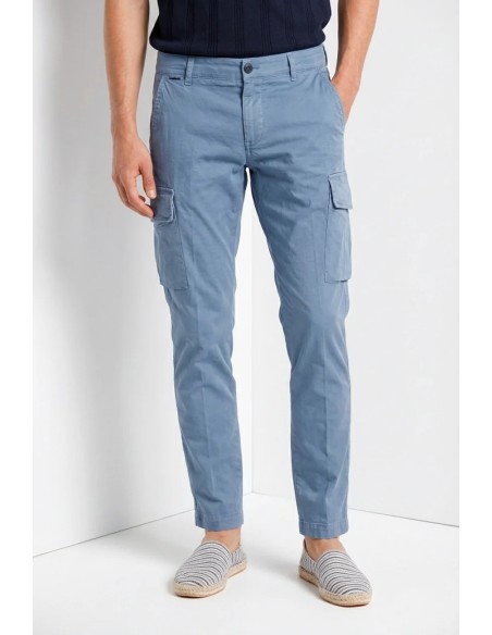 Mason's pantalón Chile raso stretch azul cielo