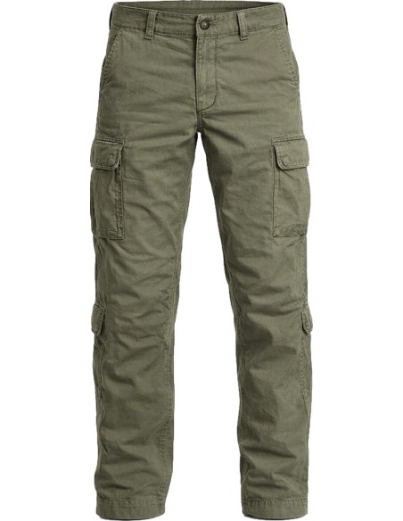 Ego Madrid | Mason's pantalón cargo raso stretch verde militar
