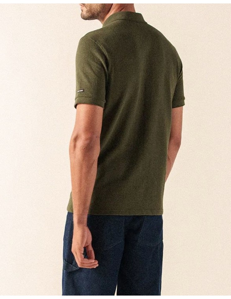 SAINT JAMES polo Rubén verde | Almirante Seis tienda oficial Madrid