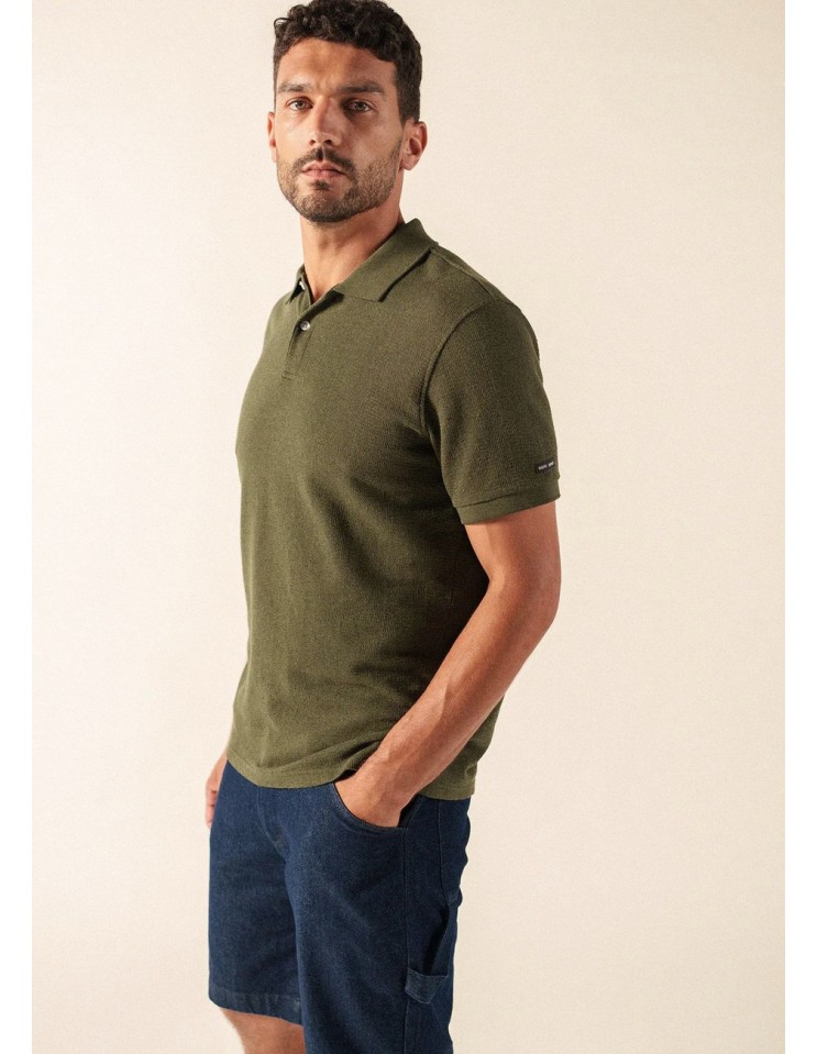 SAINT JAMES polo Rubén verde | Almirante Seis tienda oficial Madrid