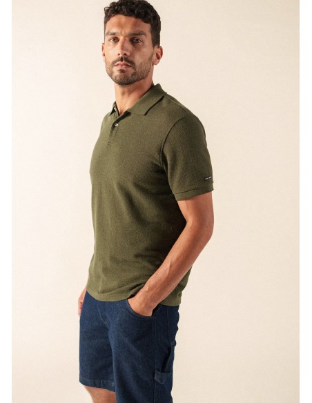 SAINT JAMES polo Rubén verde | Almirante Seis tienda oficial Madrid