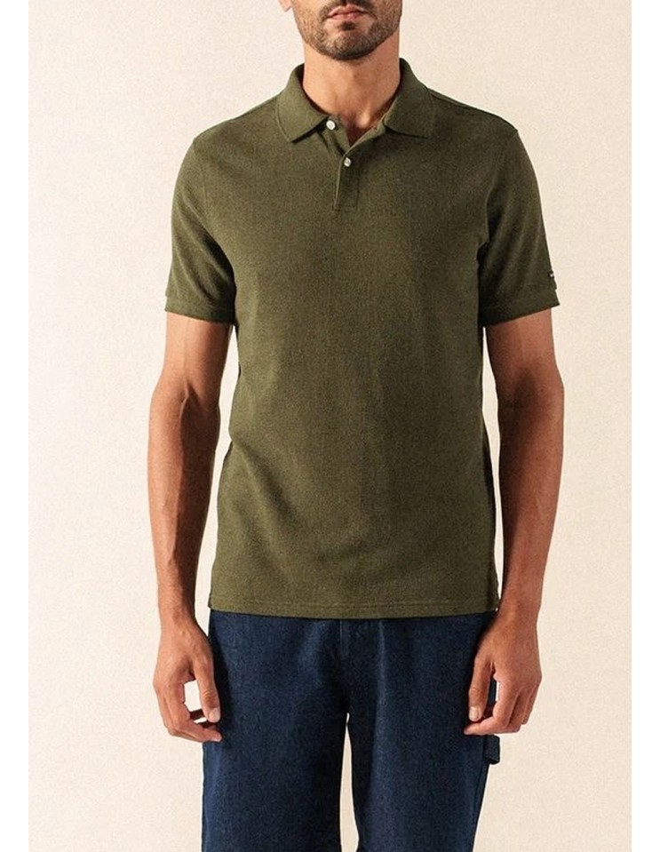 SAINT JAMES polo Rubén verde | Almirante Seis tienda oficial Madrid