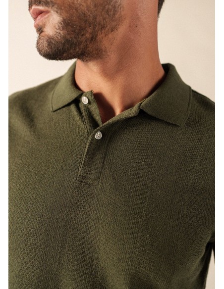 SAINT JAMES polo Rubén verde | Almirante Seis tienda oficial Madrid
