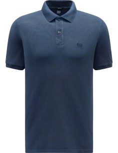 C.P. Company polo piquet pigment dyed azul