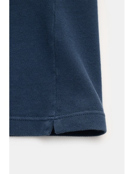 C.P. Company polo piquet pigment dyed azul