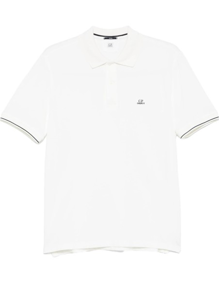 C.P. Company polo tacting blanco | Ego tienda oficial CP en Madrid