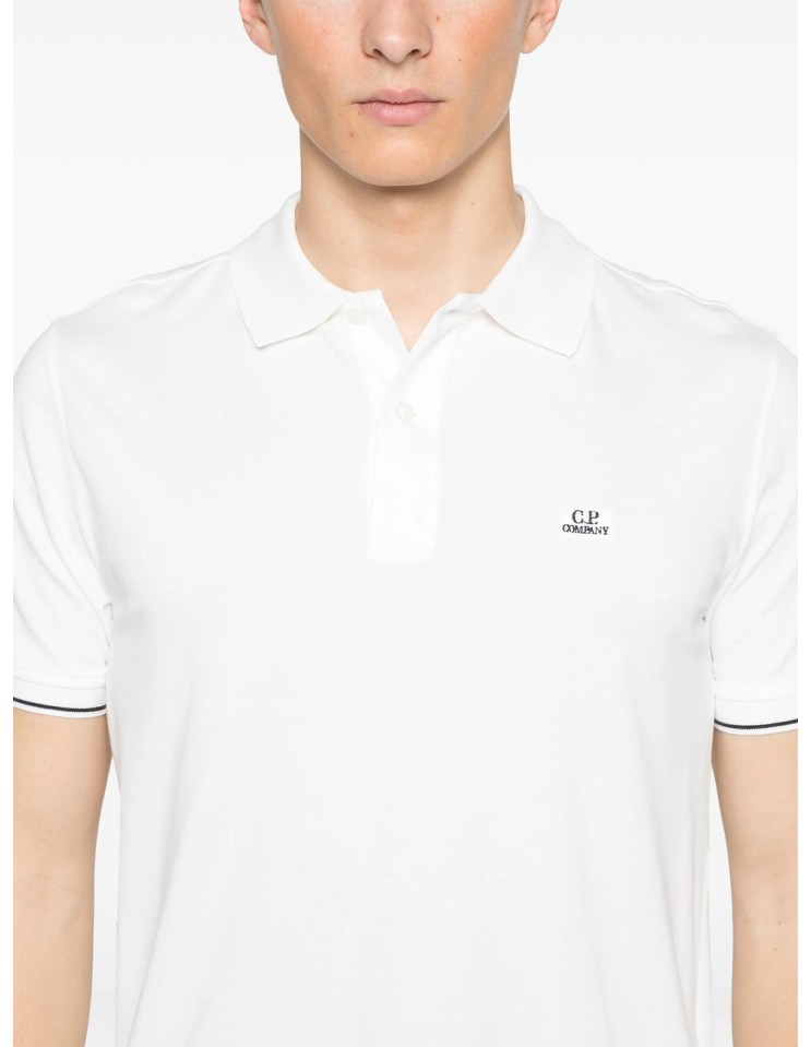 C.P. Company polo tacting blanco | Ego tienda oficial CP en Madrid