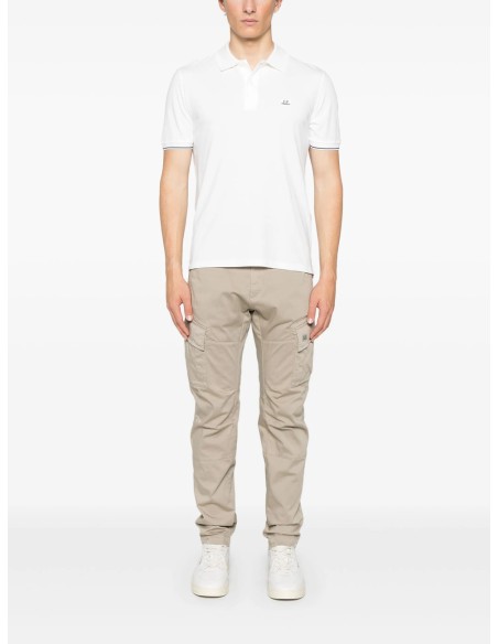 C.P. Company polo tacting blanco | Ego tienda oficial CP en Madrid