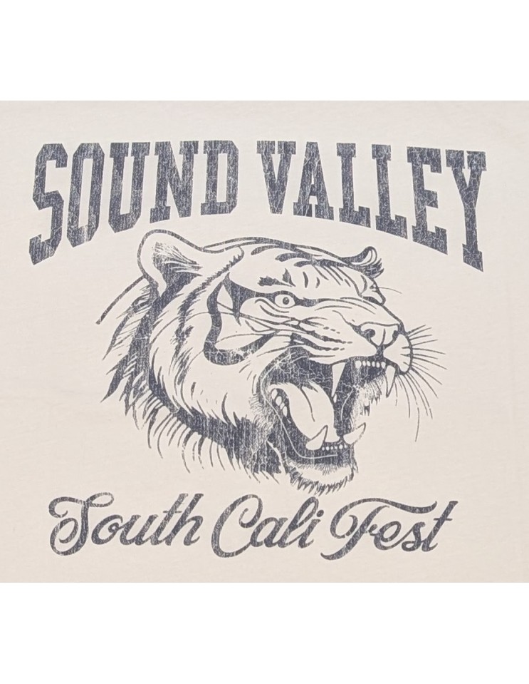 Camiseta Sound Valley blanco óptico