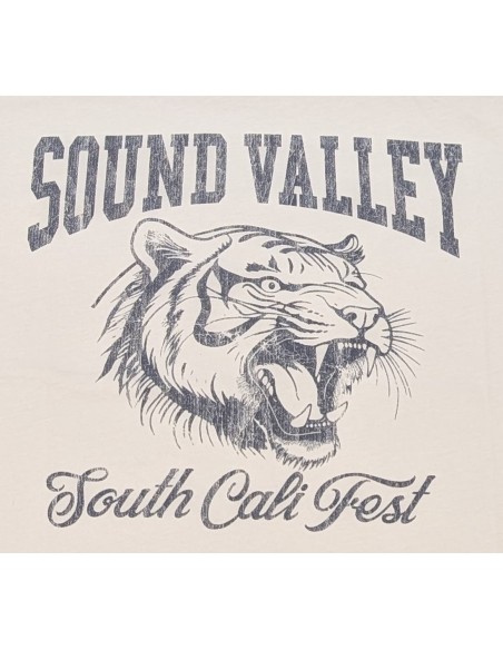 Camiseta Sound Valley blanco óptico