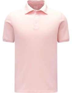 Fedeli polo granito north manga corta rosa pastel