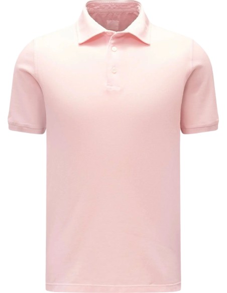 Fedeli polo granito north manga corta rosa pastel