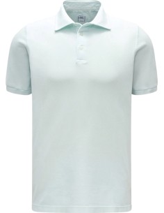 Fedeli polo granito north manga corta azul pastel